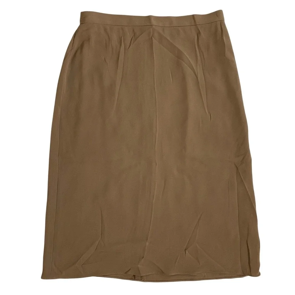 Yeohlee New York Women's‎ Midi Pencil Skirt Size 6 Classic Beige Lightweight